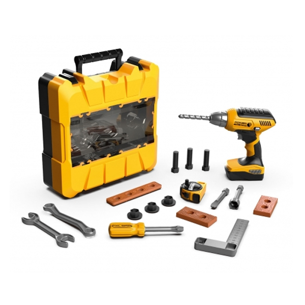 Set alata u koferu sa busilicom Power Tools 55918