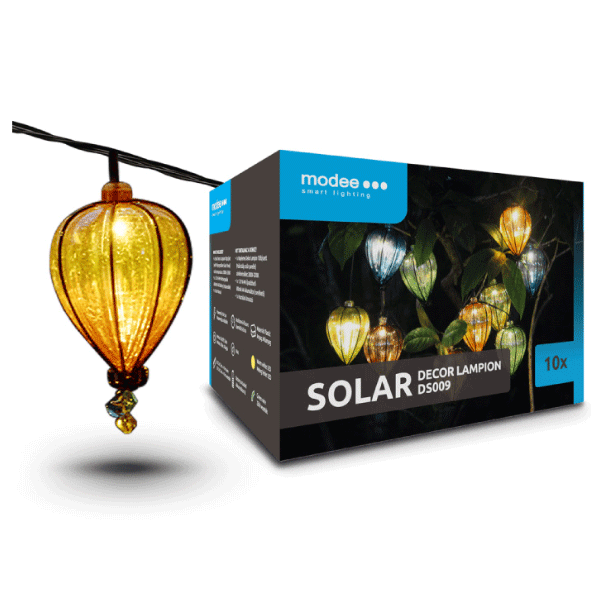 Solarni LED niz 4.9 m, 10 lampiona ML-DS009