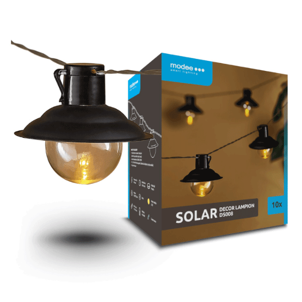 Solarni LED niz 4.7 m, 10 lampiona ML-DS008