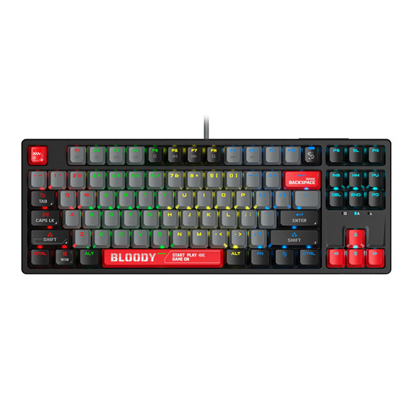 Tastatura S87 Bloody RGB mehanička Energy Red switch US A4 Tech TAS01354