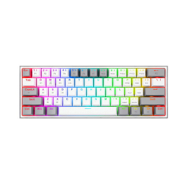 Gejmerska tastura Redragon Fizz Pro White/Grey K616 RGB Redragon 046375