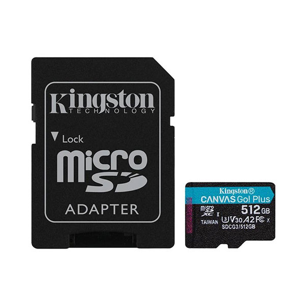 Memorijska kartica U3 V30 microSDXC 512Gb Kingston KAR00548