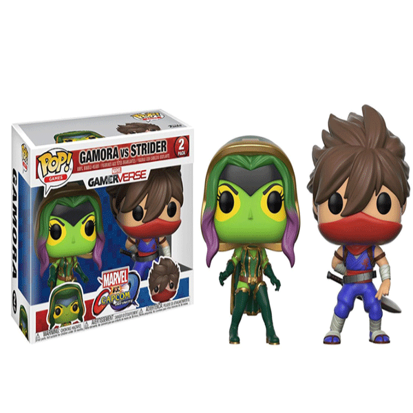 Figura Pop Capcom vs Marvel Gamora vs Strider Funko 035177