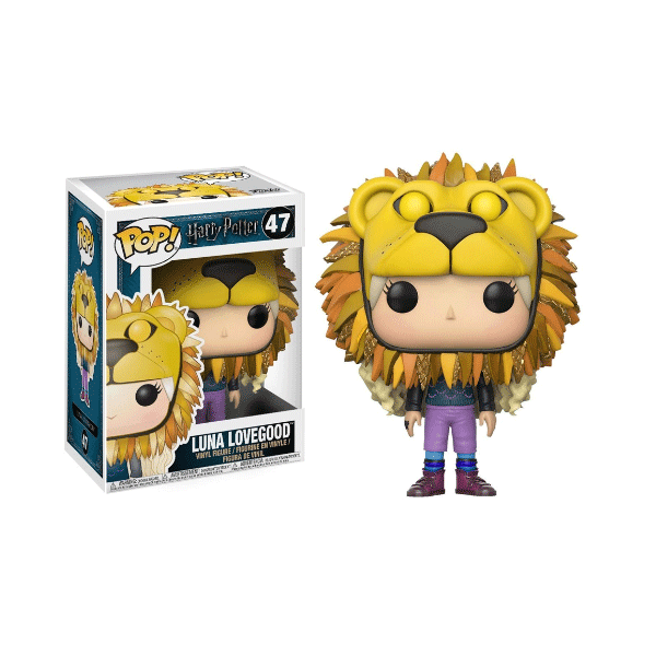 Figura Harry Potter Vinyl Luna Lovegood With Lion Head Funko  062451