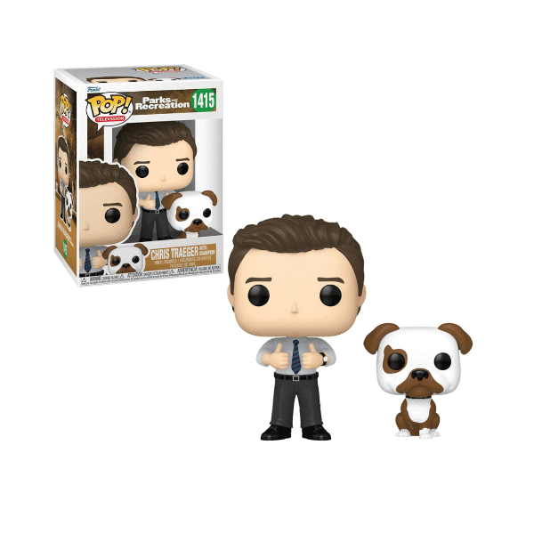 Figura Parks & Rec Chris & Champion Funko 063590