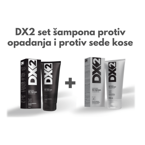 Set  za muškarce šampon protiv opadanja i protiv sede kose DX2 WDX2S01K/WDX2S02K