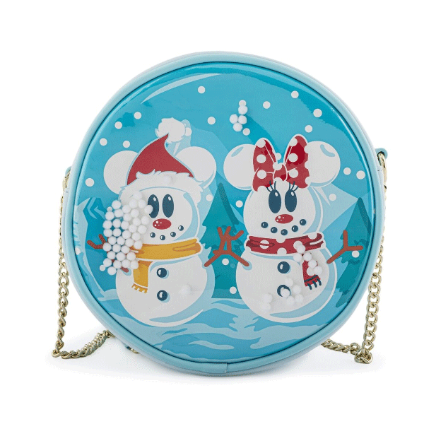 Torba Disney Snowman Mickey Minnie Snow Globe Loungefly 057432