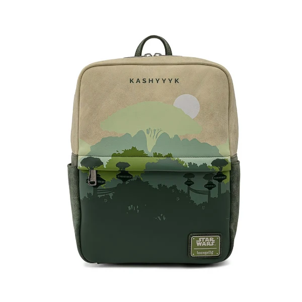 Ranac Star Wars Lands Kashyyyk Square Mini Backpack Loungefly 048296