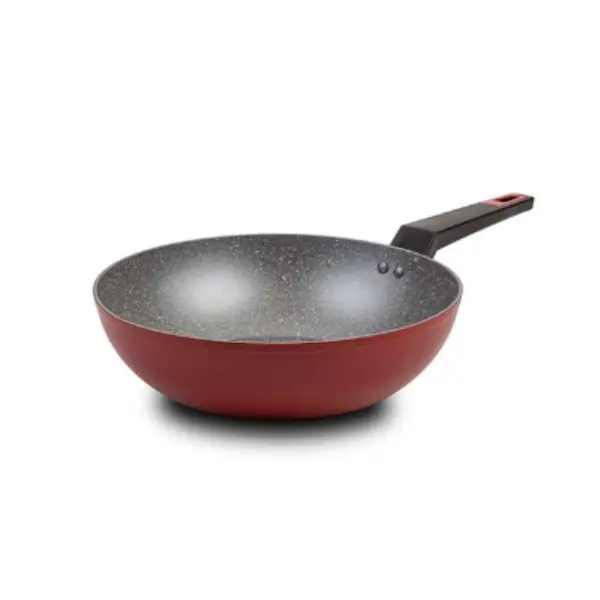 Wok 28cm Taurus sa nelepljivim premazom crveni Nava NV10-144-060