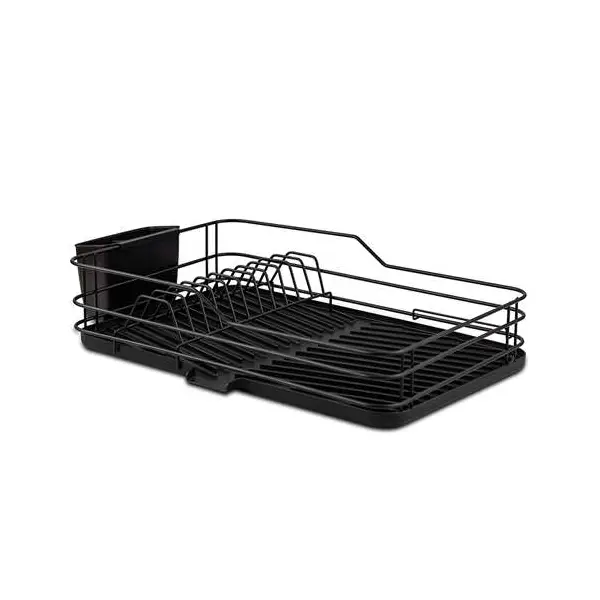 Oceđivač za sudove Mistry 31x43x10cm inox-crni Nava NV10-186-101