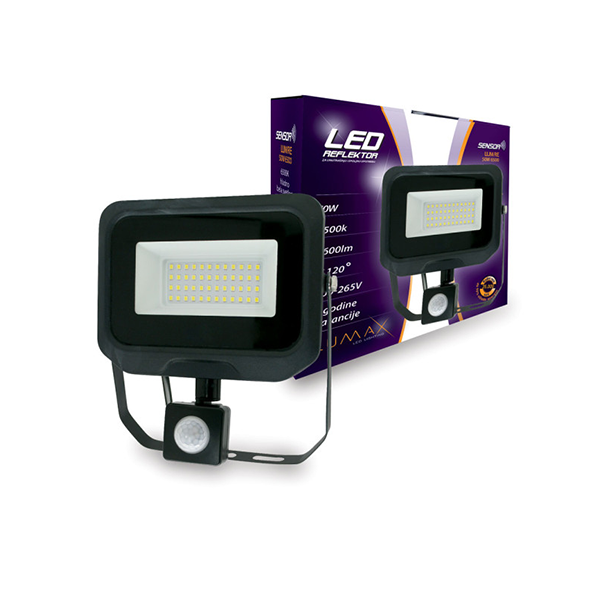 Led reflektor LUMRE-50W 6500K Senzor Lumax ODC914