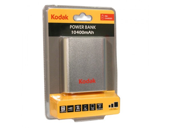 KODAK Power Bank 10400 mAh, srebrni 30411876