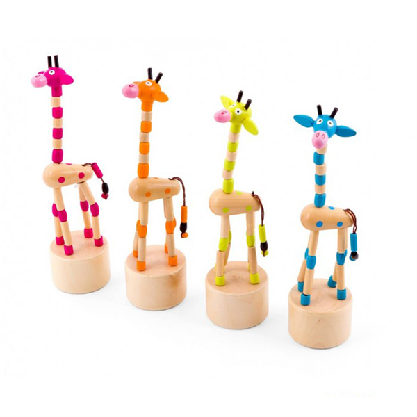 Drvena igračka sa zglobom Žirafa 7098