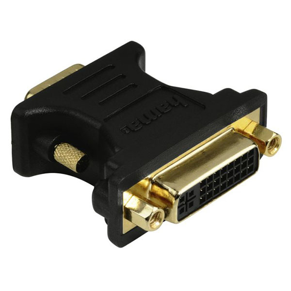 Adapter VGA (muški) na DVI (ženski), HAMA 45074