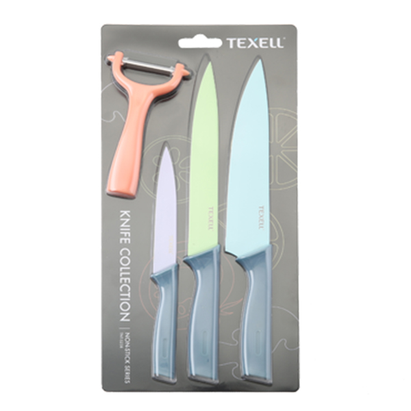 Set 3 noža i ljuštač Texell TNT-S238