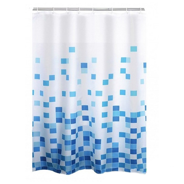 Tekstilna zavesa za kadu Cubes 403310