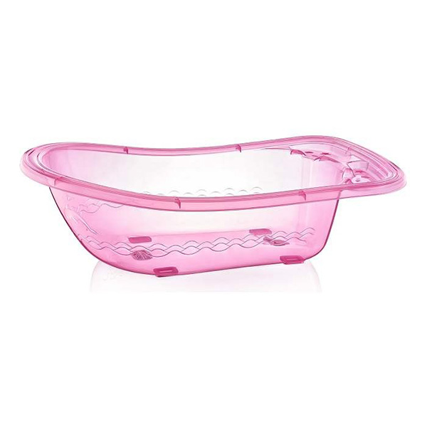 Kadica za kupanje bebe Transparent Pink BabyJem 33-12410