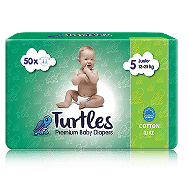 Pelene za bebe Turtles Baby JUNIOR 5