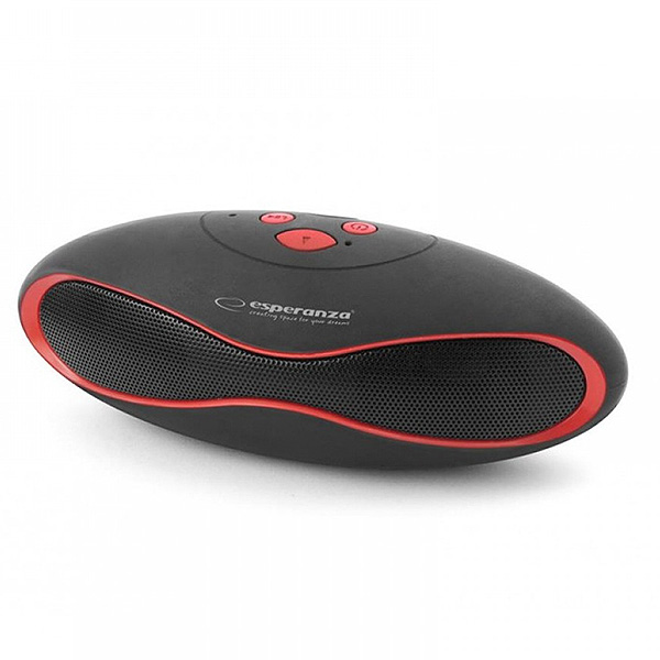Bluetooth zvučnik crno-crveni Esperanza EP117KR