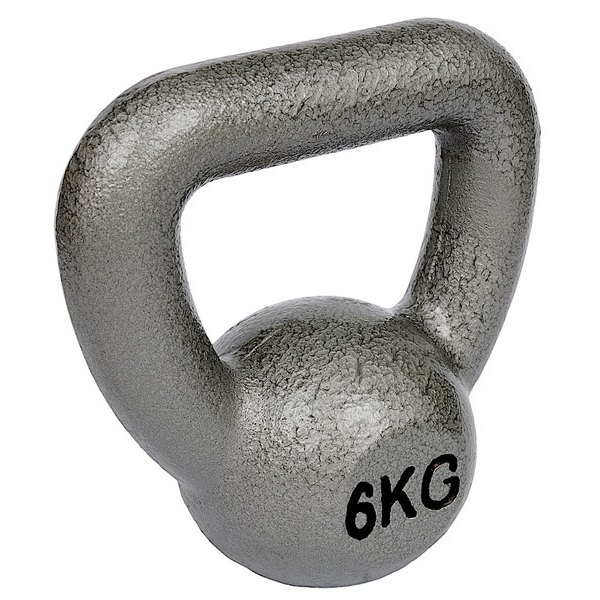 Rusko zvono Kettlebell 6kg grey Ring RX KETT-6