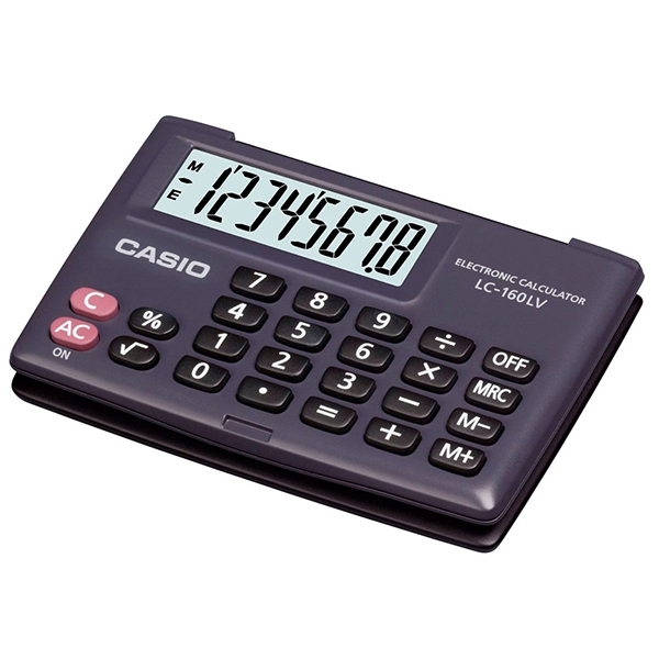Kalkulator džepni 8 cifara LC 160 Casio CasLC160LV