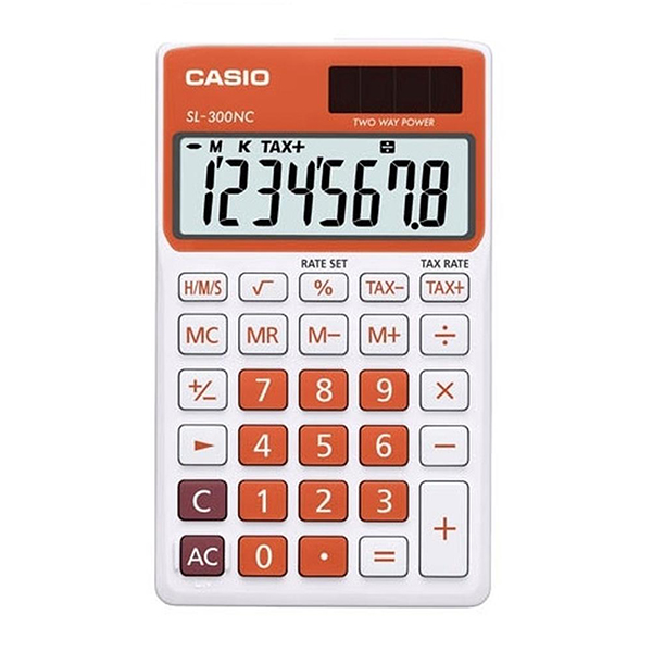 Kalkulator džepni SL 300NC oranž Casio CasSL300NCO