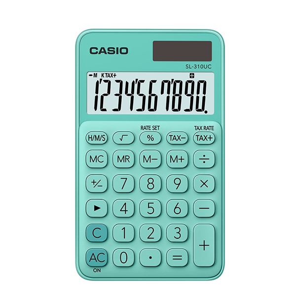 Kalkulator džepni SL 310 zeleni Casio CasSL310GN