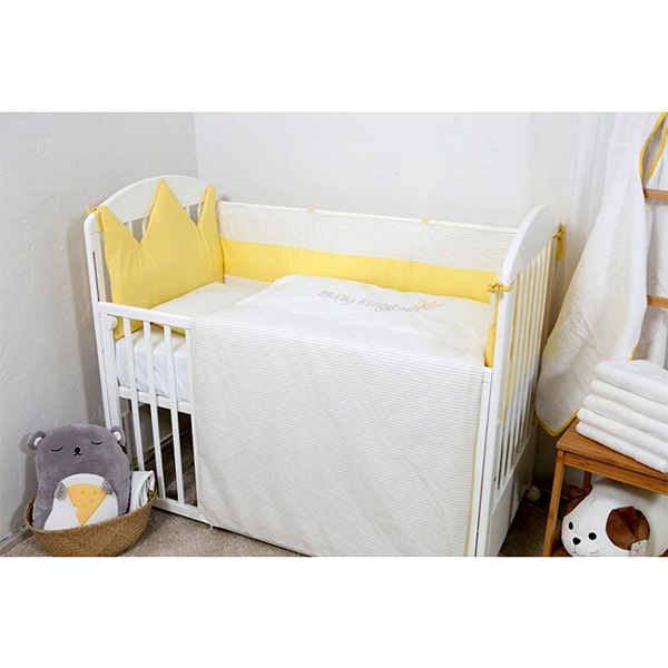 Posteljina za bebe Krunica 1900 žuta