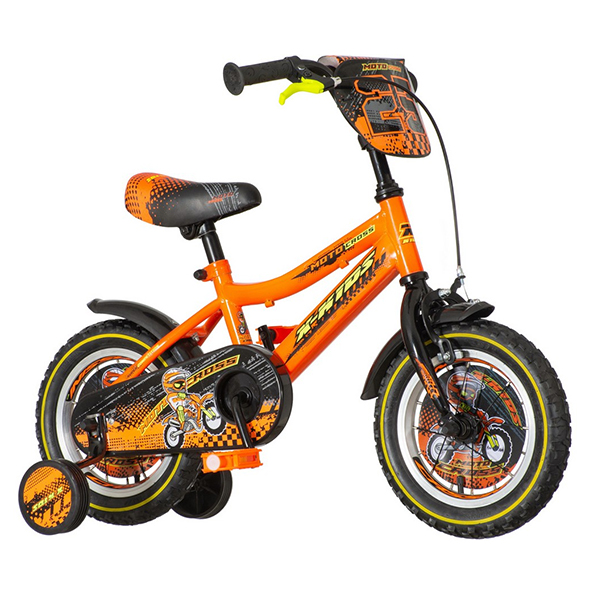 Dečiji bicikl Moto Cross 12 inča oranž X-Kids MOT121
