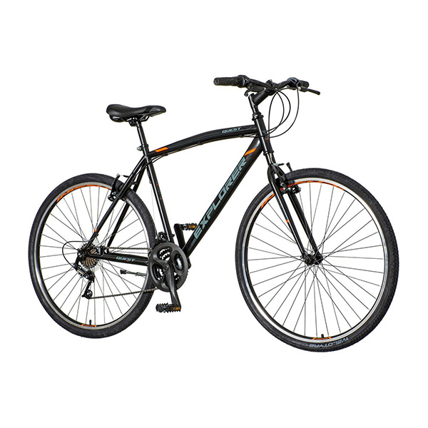 Muški bicikl Quest 28/21 inča crno narandžasto sivi Explorer QES282FIT 1281041