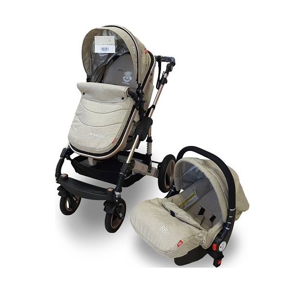 Set kolica za bebe i auto sedište bež BBO GS-T106BEZS