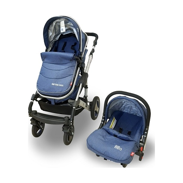 Set kolica za bebe i auto sedište Matrix plava BBO GS-T106PLAS